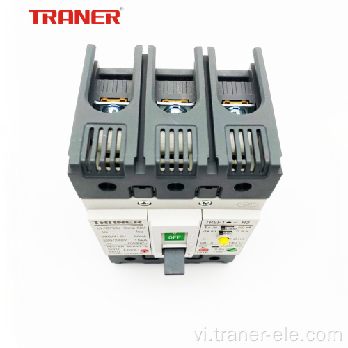 250A 4P Thiết kế nhỏ gọn MCCB có thể điều chỉnh nhiệt IEC60947-2